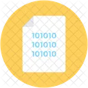 Binary Sheet Data Icon