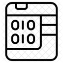 Binary Code Data Icon
