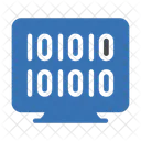 Binary Screen Computer Icon