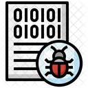 Binary Bug Binary Code Number Icon