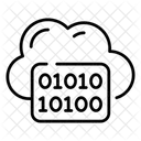 Binary cloud  Icon