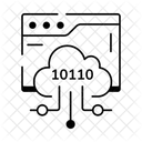 Binary Cloud  Icon