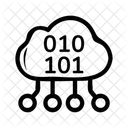 Binary Cloud Network  Icon