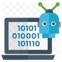 Binary Code Robotic Technology Computer Code Icon