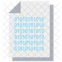 Binary Code Binary Data Management Icon