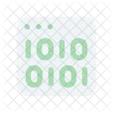 Binary Code Matrix Code Icon