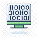 Binary Code Binary Program Crypto Icon