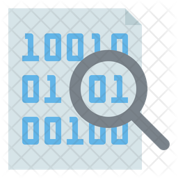Binary Code Icon - Download in Flat Style