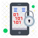 Binary Code Phone Code Encryption Icon