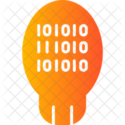 Binary Code Icon - Download in Gradient Style