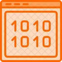 Binary Code Web Development Icon