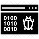 Binary Binary Code Bug Icon