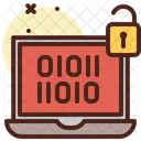 Binary Code Unlock Code Decode Binary Icon