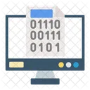 Binary Code Coding Icon