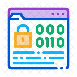 Binary Code Protection  Icon