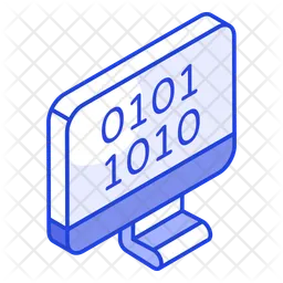 Binary Coding  Icon