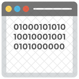 Binary coding Icon