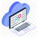 Cloud Coding Storage Coding Cloud Networking Icon