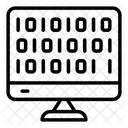 Binary Coding Bitcode Machine Code Icon