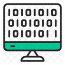 Binary Coding Bitcode Machine Code Icon