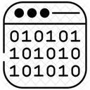 Binary Coding Coding Programming Icon