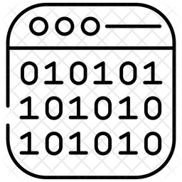 Binary coding  Icon