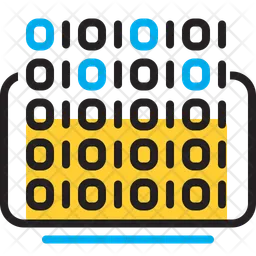 Binary Coding  Icon