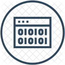 Binary Coding  Icon