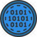 Binary Coin  Icon