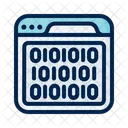 Binary Coing Binary Programming Artificial Icon