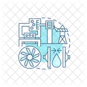 Geothermal Binary Energy Icon