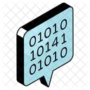 Binary Data Chat  Icon