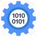 Binary Data Binary Code Setting Digital Code Icon