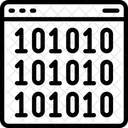 Binary Data  Icon