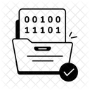 Binary Data  Icon