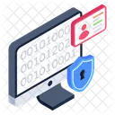 Binary Coding Binary Encryption Encrypted Code Icon