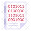 Binary File Document Doc Icon