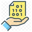 Data Base Hand File Icon