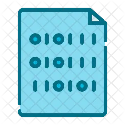 Binary File  Icon