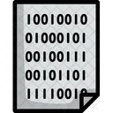 Binary Concept Code Icon