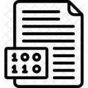 Binary File  Icon