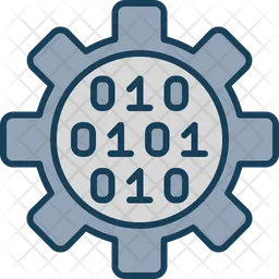 Binary gear  Icon