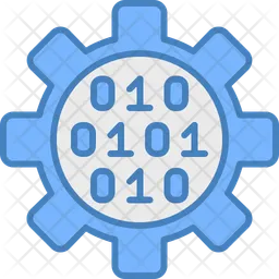 Binary Gear  Icon