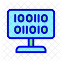 Binary Computer Coding Icon