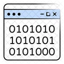 Binary Interface  Icon