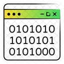 Binary Interface  Icon