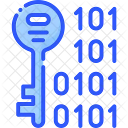 Binary Key  Icon