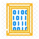 Binary Language Digital Picture Icon