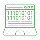 Laptop Coding Programming Icon