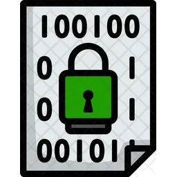 Binary Lock  Icon